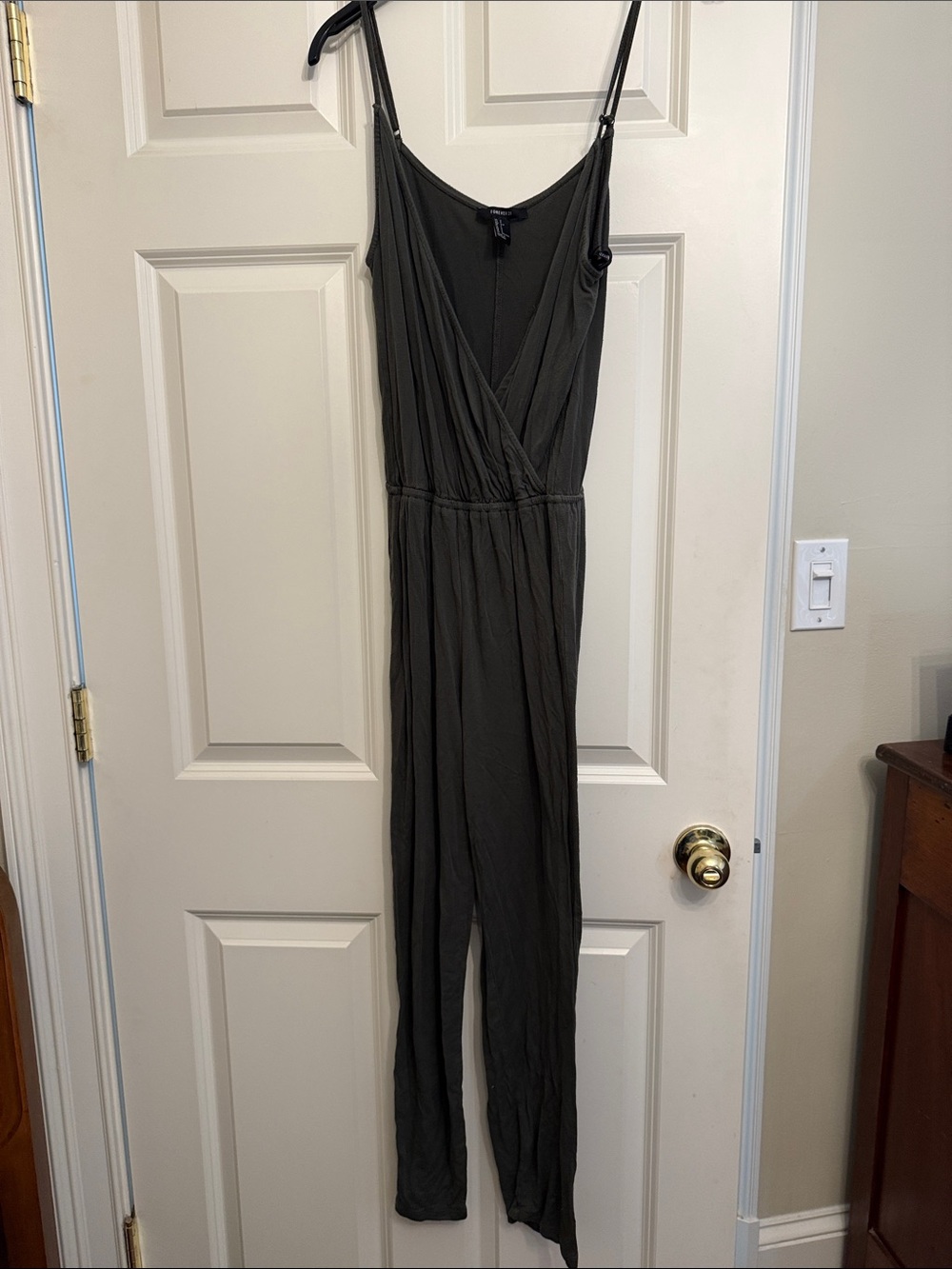 Forever 21 Dark Green jumpsuit small